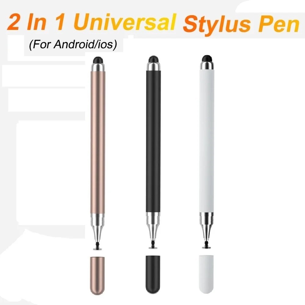 ปากกาสไตลัส 2 In 1 สําหรับแท็บเล็ต Honor Pad 9 12.1 Pad X9 X8 Pro 11.5 X8 Lite 9.7 Pad 8 12 V8 Pro MagicPad 13 2023 iPad iPhone Stylus