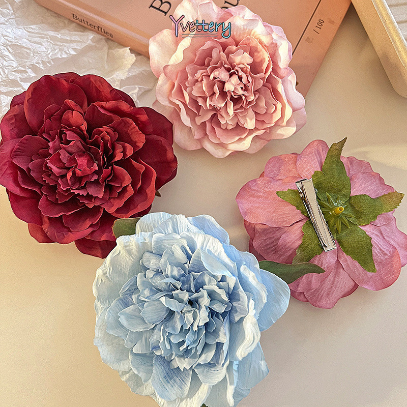 ร้านค้าไทย🔥กิ๊บติดผมลายดอกไม้ดอกไม้ INSสไตล์โบฮีเมียนนแฟชั่นเครื่องประดับผมสําหรับผู้หญิง มีหลายสไตล์ให้เลือก - รูปที่ 2