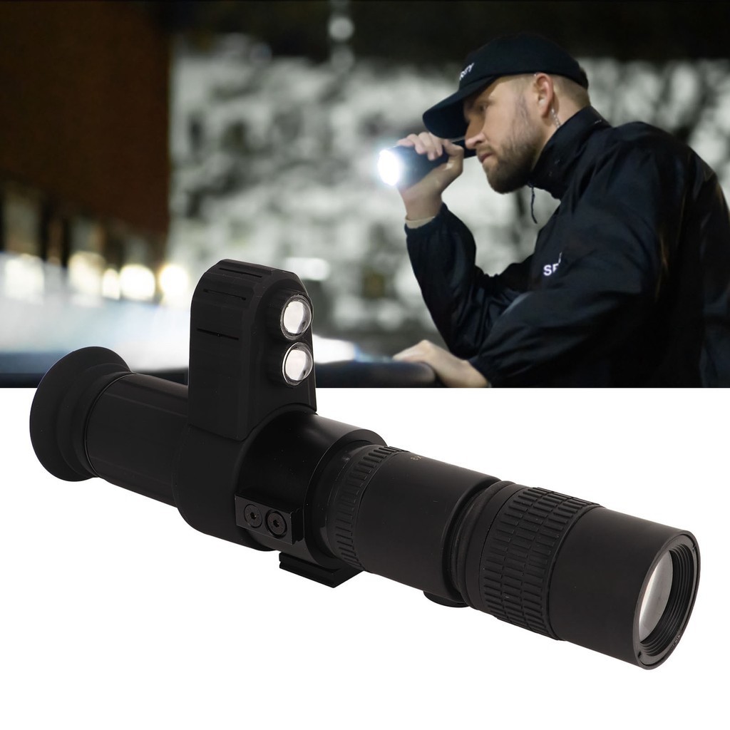 CCclamber 500M Night Vision แบบพกพาอินฟราเรด HD กล้องโทรทรรศน์ค้นหาชุด 320yd Full Dark มุมมอง 200 M