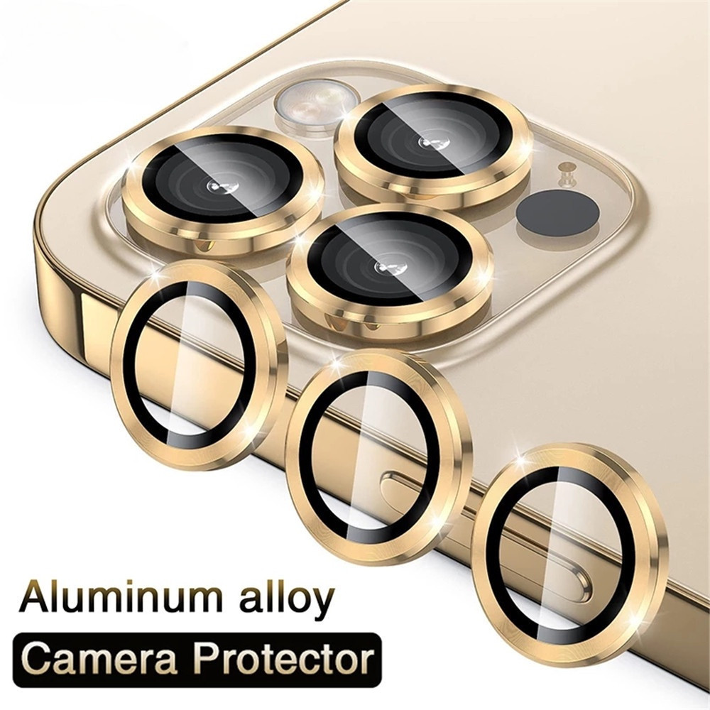 ฟิล์มเลนส์กล้อง โลหะ ทรงกลม สําหรับ IPhone 11 12 13 14 15 PRO MAX IPhone 11