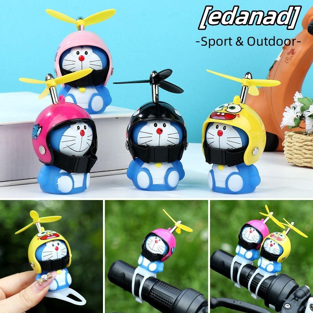 Edanad โคมไฟโดราเอมอน สําหรับติดหมวกกันน็อค รถจักรยานยนต์ จักรยาน