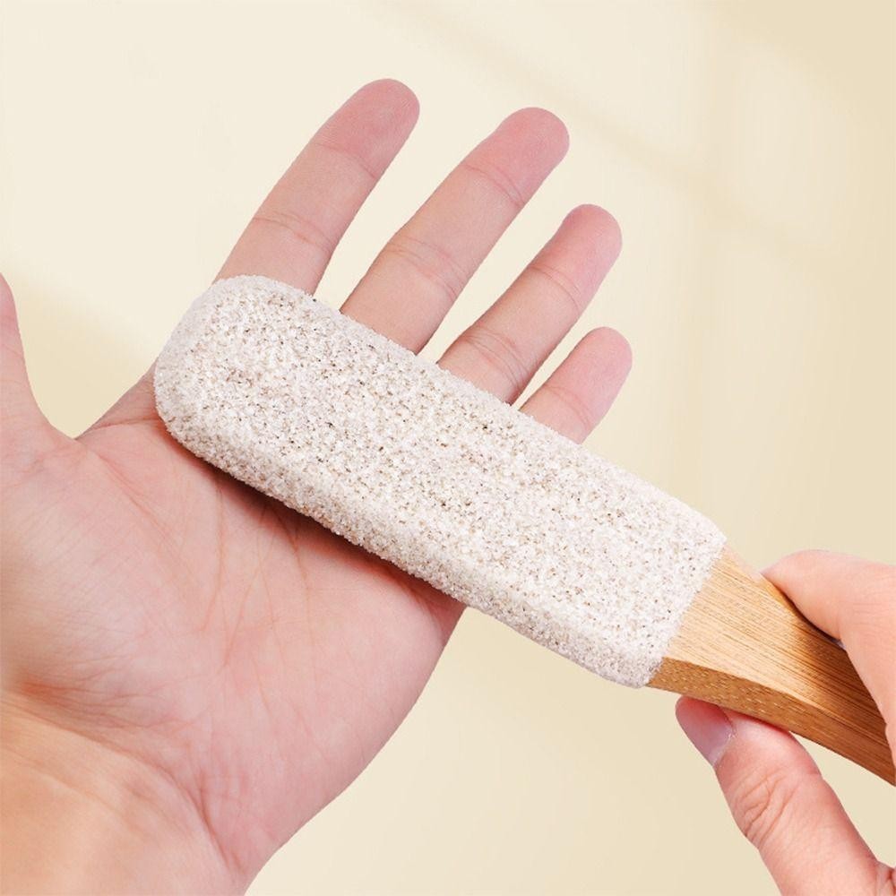 Selfs Foot Rasp, เครื่องขัดเท้าไม้ไผ่ไม่ลื่น, ซิลิคอนคาร์ไบด์ที่ทนทาน 360° เครื่องมือทําเล็บเท้าสําหรับเท้า - รูปที่ 5
