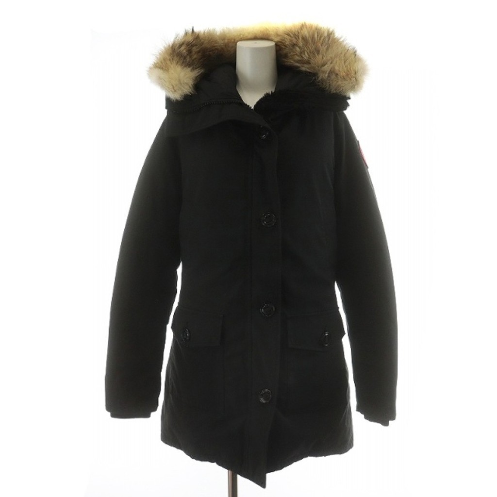 Canada Goose Bronte Hoodie Bronte Parka Down Coat M Black Direct from Japan Secondhand