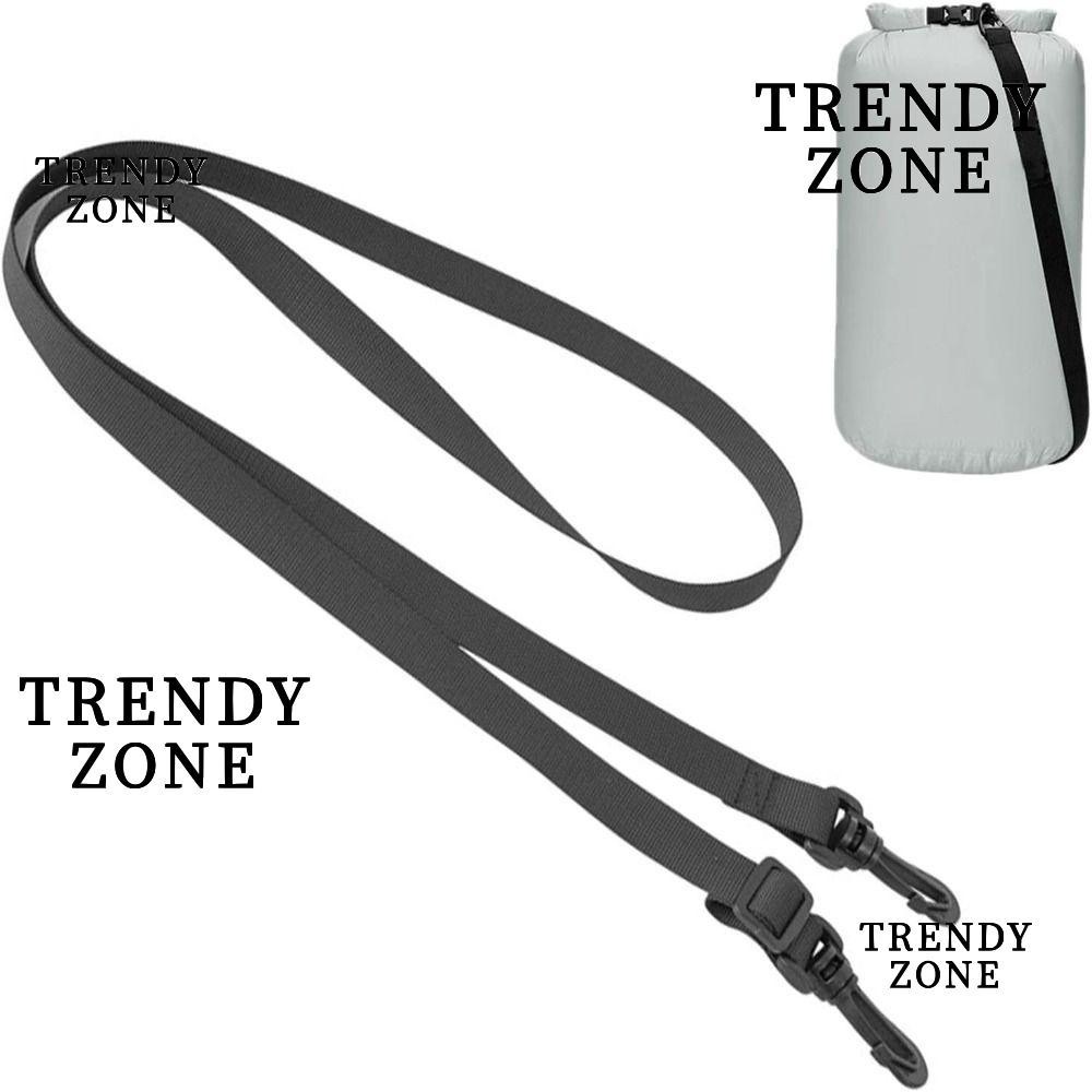 Trendyzone สายคล้องกระเป๋าเป้สะพายหลัง ไนล่อน แบบพกพา ปรับได้ สําหรับเดินทาง เดินป่า