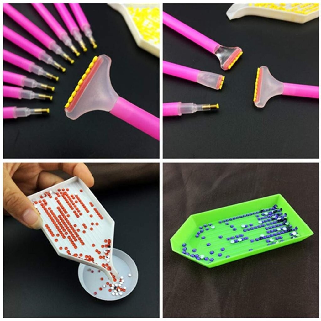 ( ถาดคัดเพชร มี5แบบให้เลือก) ถาดเรียงเพชร คัดไซส์เพชร ช่วยให้การเลือกเพชร มุก หมุด จิว แต่งเล็บ ได้ง่ายขึ้น อุปกรณ์ทำ... - รูปที่ 5