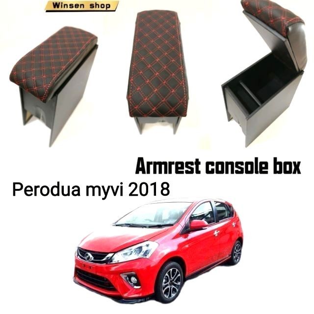 Perodua myvi 2018-2019 ที่วางแขนกล่องคอนโซล CAR