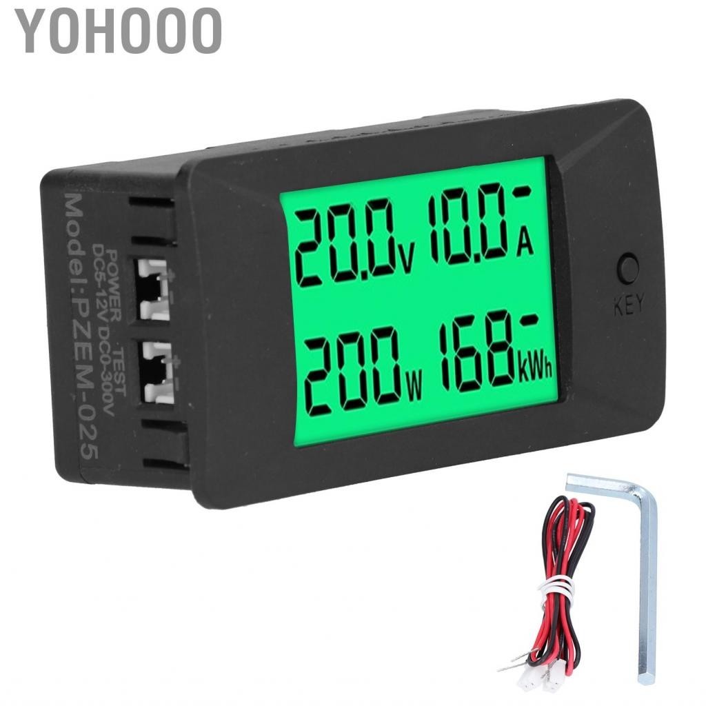 Yohooo PZEM025 Energy Meter Voltage Current Power Display Panel Watt