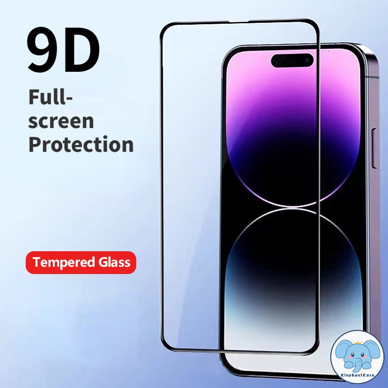 ตัวป้องกันหน้าจอกระจกนิรภัย 9D iPhone 17 AIR 16 11 13 7Plus 15 12 14 Pro Max XR 14 6 15 7 6s 8 Plus X XS MAX SE