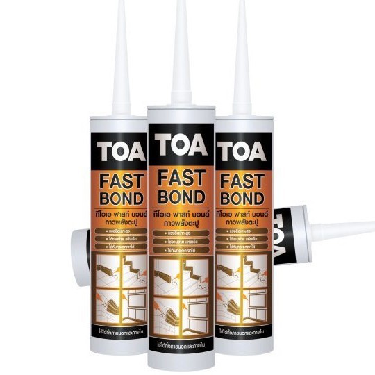 กาวติด กาวตะปู TOA Fast Bond คุณภาพสูงจาก ทีโอเอ 320 กรัม กาวติดผนัง กาว พลังช้าง ใช้ติด ไม้ หนัง เห