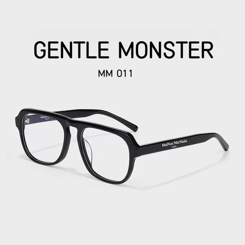 Gentle MONSTER ใหม่ แว่นตาสายตาสั้น กรอบขนาดใหญ่ ป้องกันแสงสีฟ้า สําหรับผู้ชาย และผู้หญิง MM011