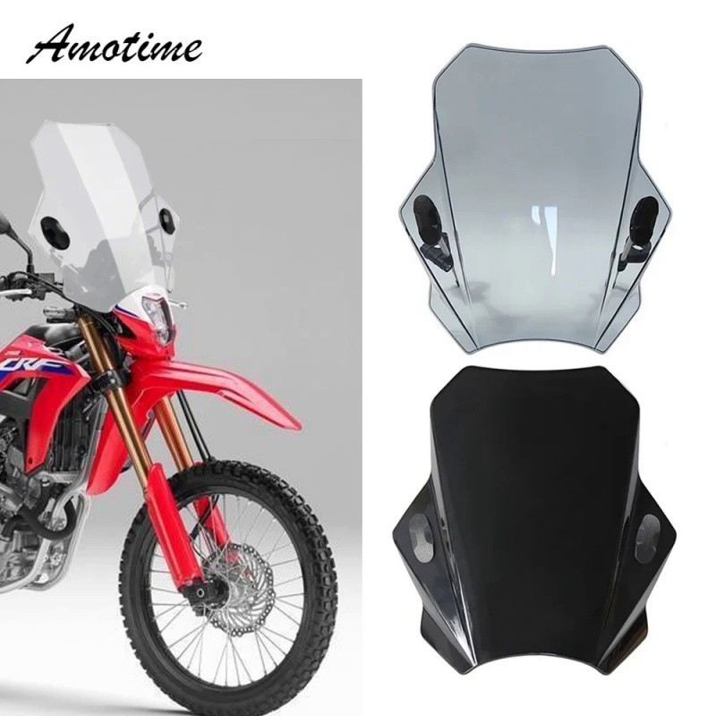 ฝาครอบกระจกกันลม เลนส์ควัน สําหรับรถจักรยานยนต์ CRF250L M 2012-2021 CRF300L 2021