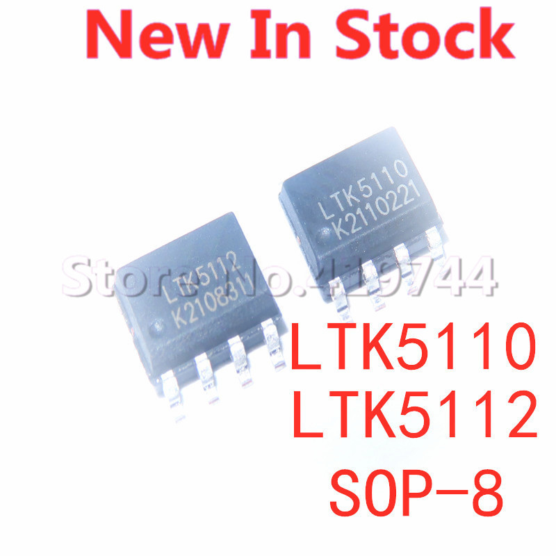 2 ชิ้น/ล็อต LTK5110 LTK5112 SOP-8 SMD เครื่องขยายเสียงชิปในสต็อกใหม่ IC เดิม