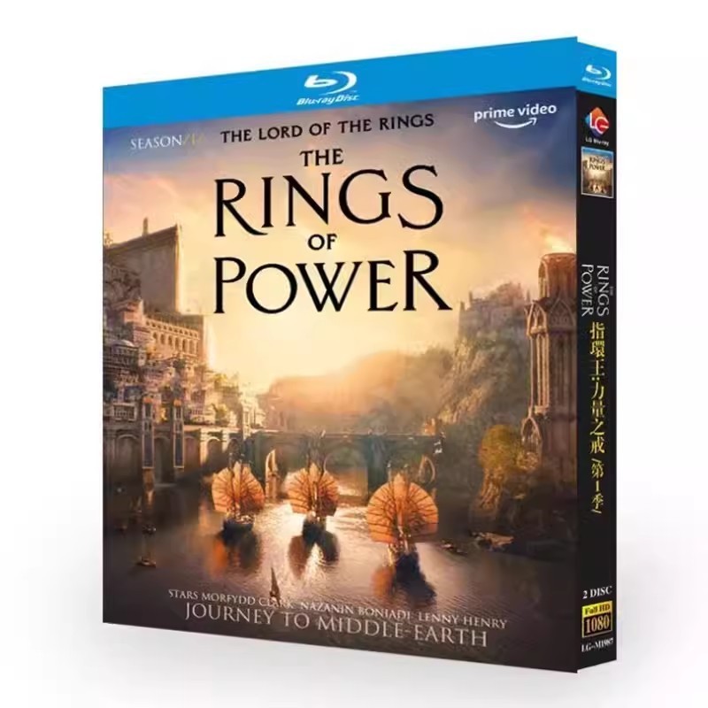 Blu-ray Disc American TV Series The Lord of The Rings The Rings of Power Season 1 ( 2022 ) 2BD G09