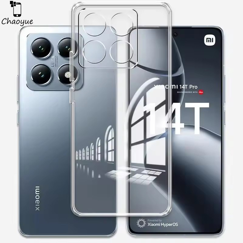 โปร่งใสกันกระแทกเคสโทรศัพท์สําหรับ Xiaomi 14T 13T 12T 11T POCO X7 X6 X5 X4 M7 M6 M5 M5s M4 F7 Ultra 