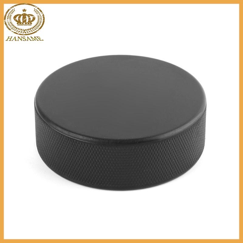 Han Diamond Grade Sports Rubber Ice Hockey Competition การออกกําลังกาย Puck Black