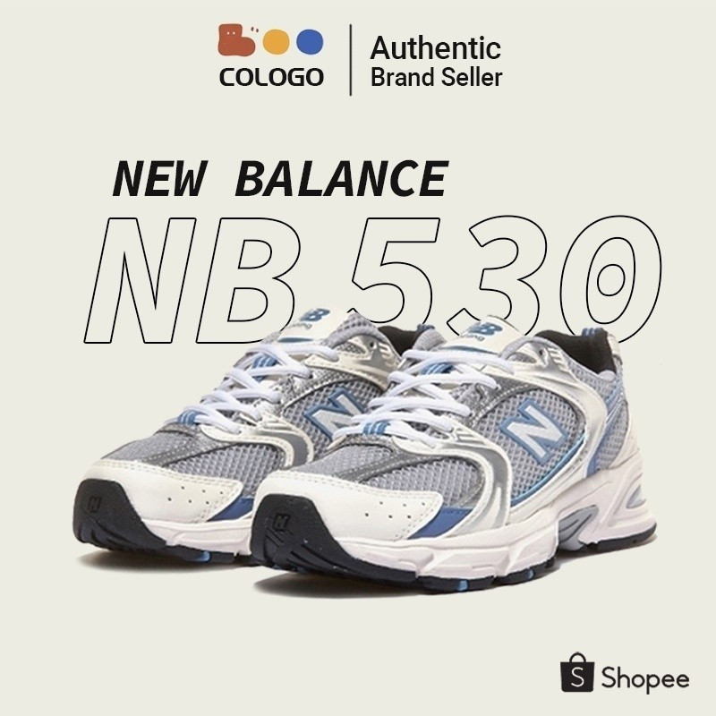 ส่วนลด รองเท้ากีฬา NEW BALANCE 530 NB530 MR530 รองเท้าลำลองสีฟ้าเหล็ก FFWY S7IT