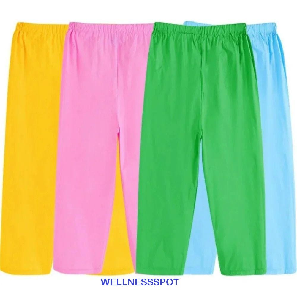 Wellnessspot กางเกงกันน้ํา, เสื้อกันฝนกีฬาฉุกเฉินกางเกงกันฝน, เดินทางกลางแจ้งแห้งเร็วหนาป้องกันรังสียูวีฝนเดินป่ากางเกงผู้ชายผู้หญิง