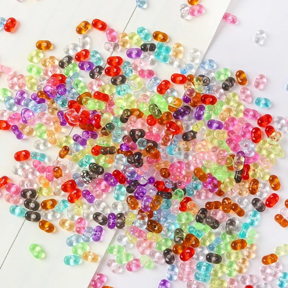 10g 4x6 มม.โปร่งใสสีการ์ตูนถั่วลิสงรูปร่างลูกปัดอะคริลิค Charms Diy เครื่องประดับเสื้อผ้า/พวงกุญแจอุปกรณ์เสริม - รูปที่ 7