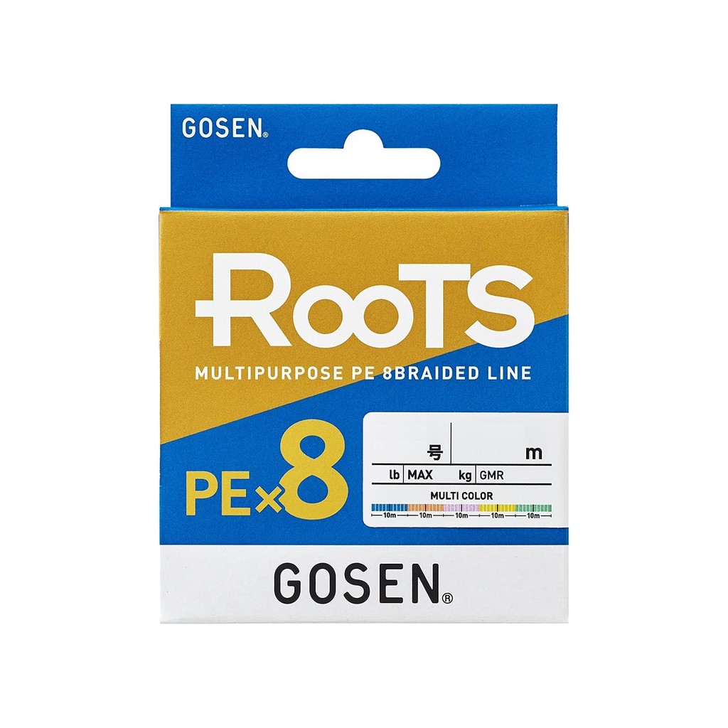 GOSEN GMR852015 Roots PE*8 Multi-Color 200m 1.5号
