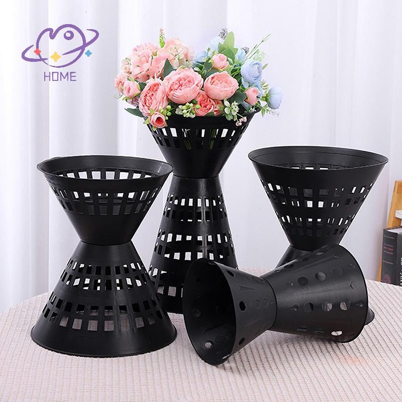 [mayhome] 1 ชิ้นพลาสติกดอกไม้บรรจุภัณฑ์ Liner Plant Stands Packing วัสดุ Fixing Bouquet การจัดฐานอุปกรณ์ดอกไม้ {TH}