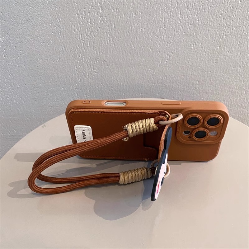 สําหรับ OPPO Reno 2 2F 2Z 4 4Z 5 6 7 8 8T 6Z 7Z 8Z 4F 9 10 11 11F 12 12F 13F 13 14 14F Reno14 Reno13 Reno12 Reno11 Reno8 Reno7 F Z T Find X2 X3 X5 X6 X7 X8 X8s Plus Pro Lite Ultra  การ์ตูนกระเป๋าสตางค์ผู้ถือขาตั้งSoft Lanyard เคสโทรศัพท์ฝาหลัง - รูปที่ 6