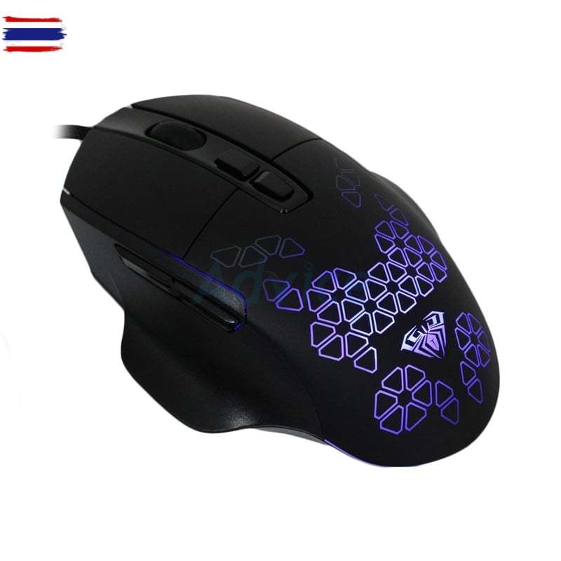 MOUSE AULA F812 BLACK