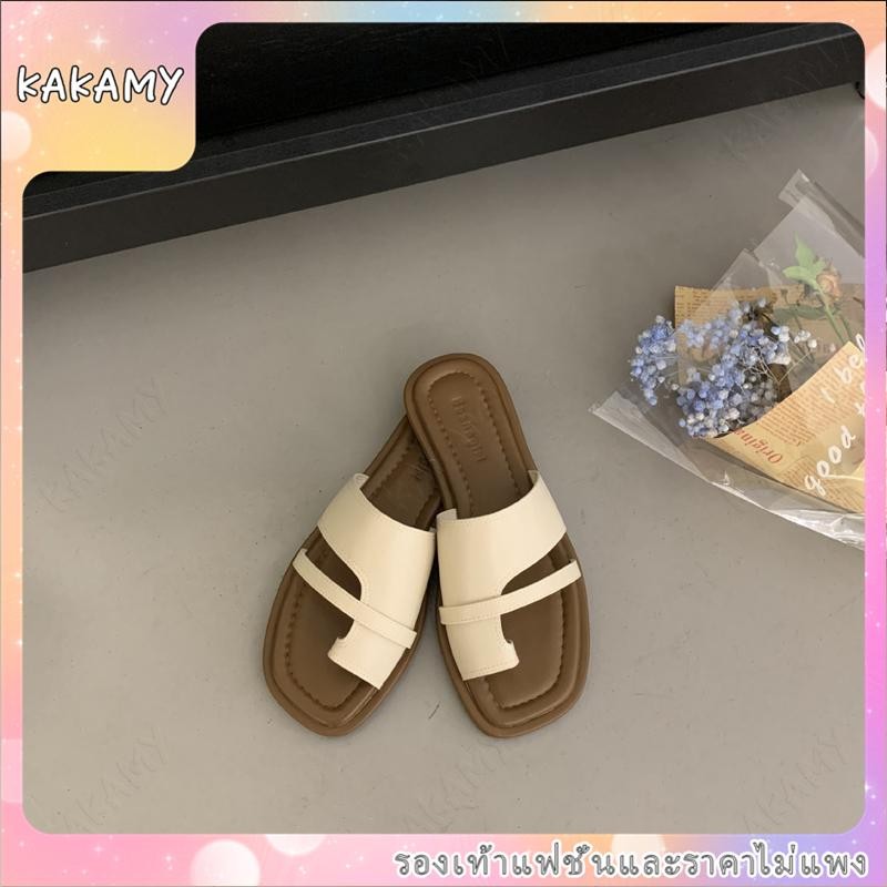 icy สำหรับผู้หญิง รองเท้าแตะผู้หญิง รองเท้าแตะลิ่มหรูหรา รองเท้าแตะกันลื่น เหมาะสำหรับผู้หญิง รองเท้าสไตล์แฟชั่นx114