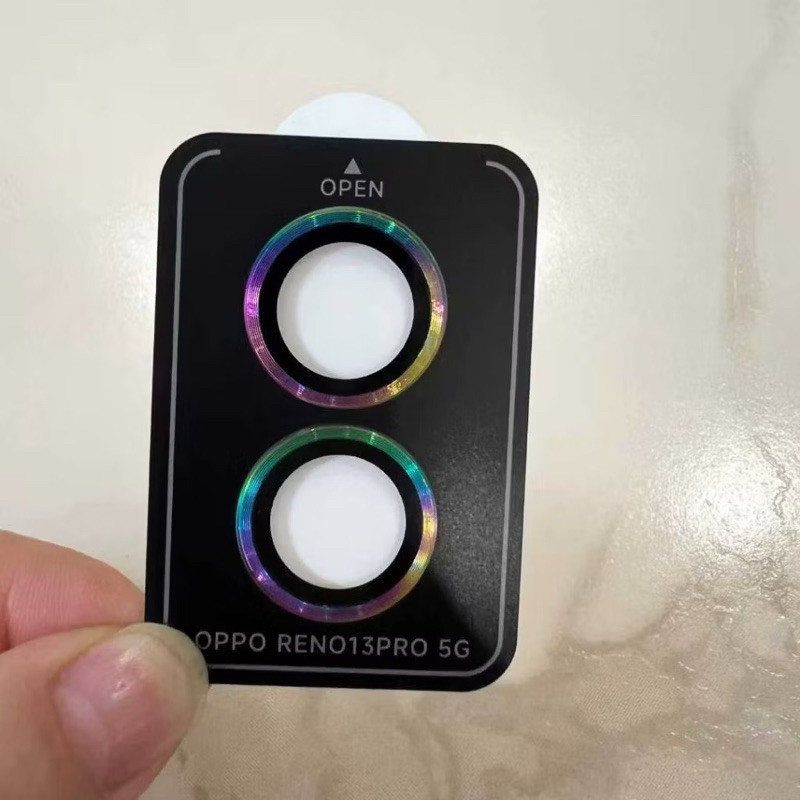 ฟิล์มวงแหวนIRON RING สำหรับรุ่น  Oppo Reno 13 / 13Pro / 13F / 12 / 12Proติดง่าย แข็งแรง ป้องกันเลนส์กล้องติดง่าย แข็งแรง - รูปที่ 2