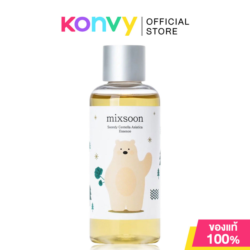 Mixsoon Soondy Centella Asiatica Essence 100ml มิกซ์ซูน เอสเซนส์บำรุงผิวหน้า.