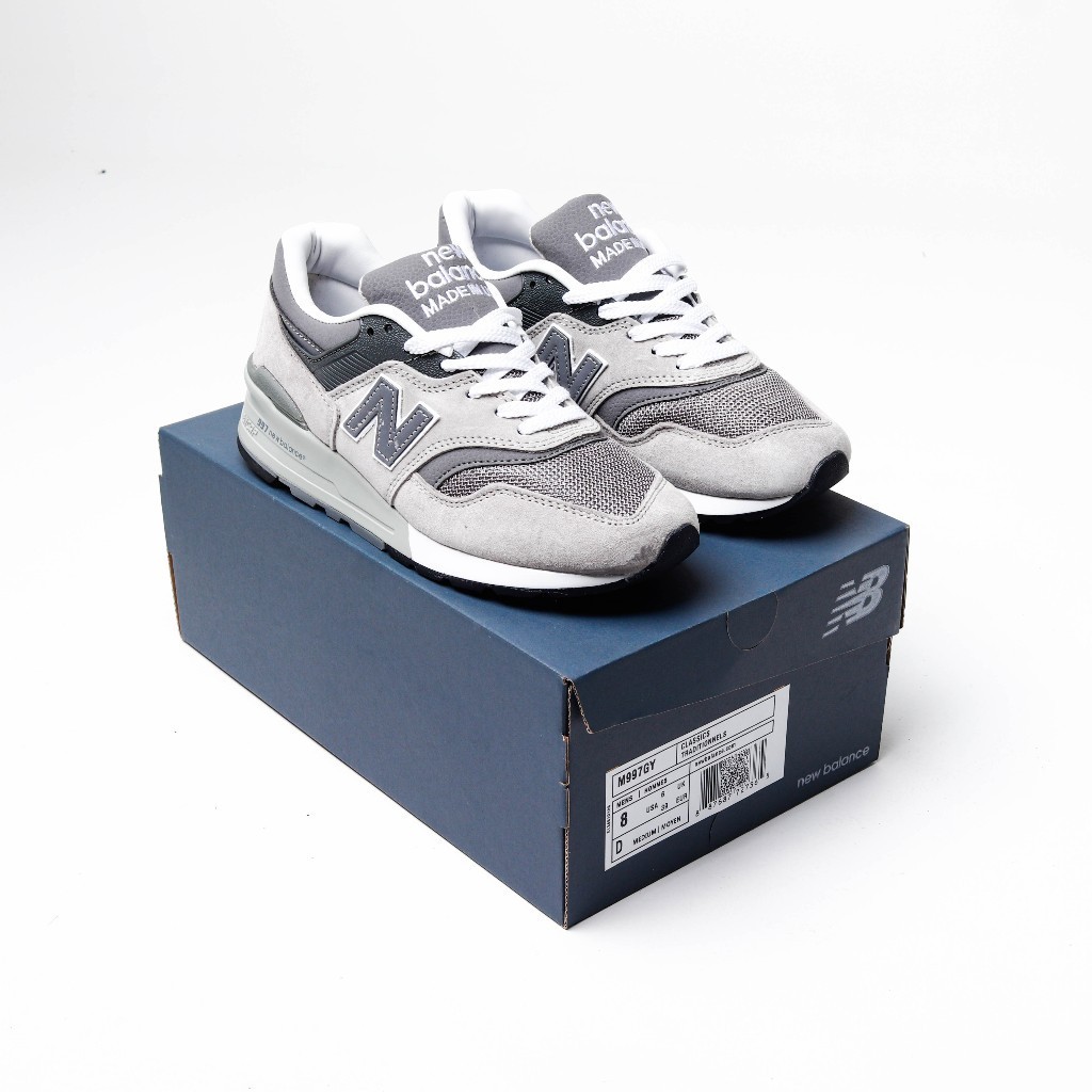 (SLPRDS) รองเท้า New Balance 997 GY สีเทา - NB 997 ลำลอง
