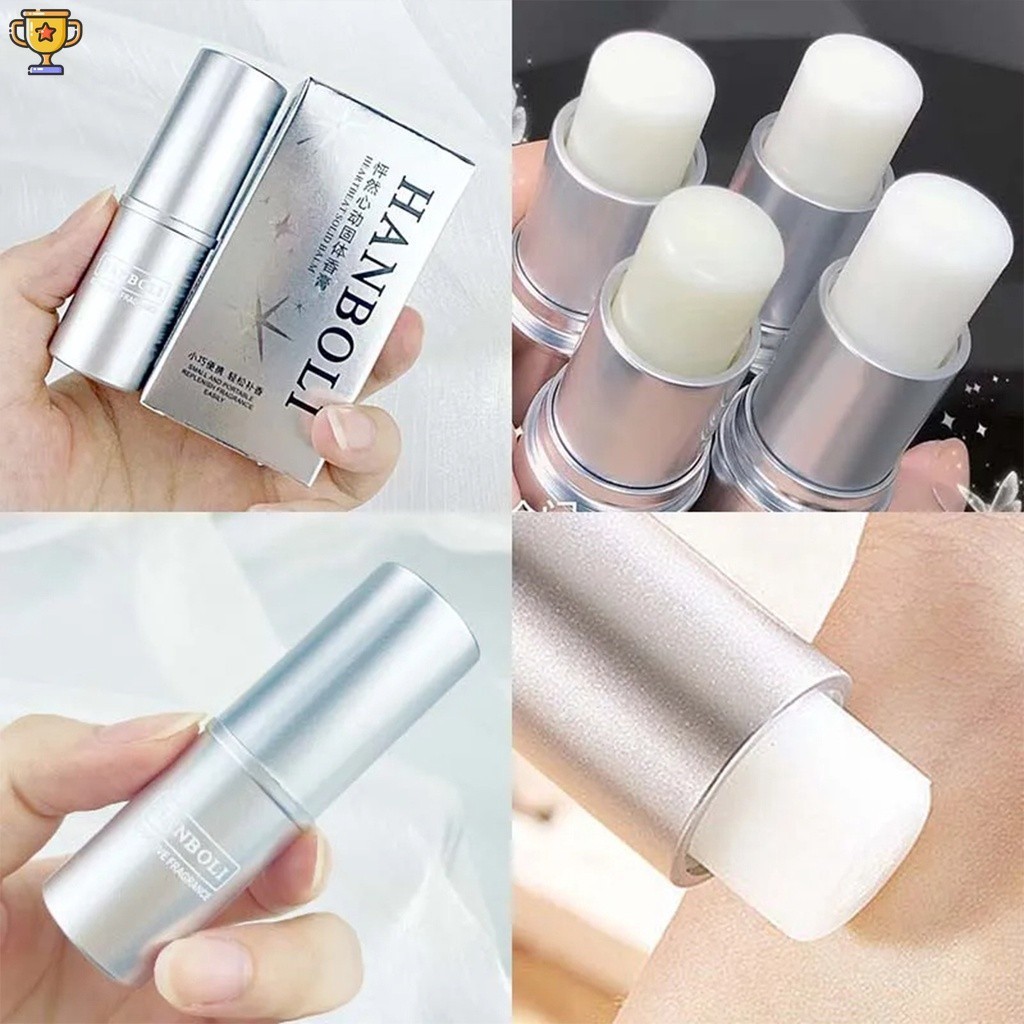 บาล์มน้ำหอมแท่งแบบพกพาคุณภาพสูงราคาส่งติดทนนานกลิ่นหอมธรรมชาติ Heart Beats Solid Balm 4 สี TR
