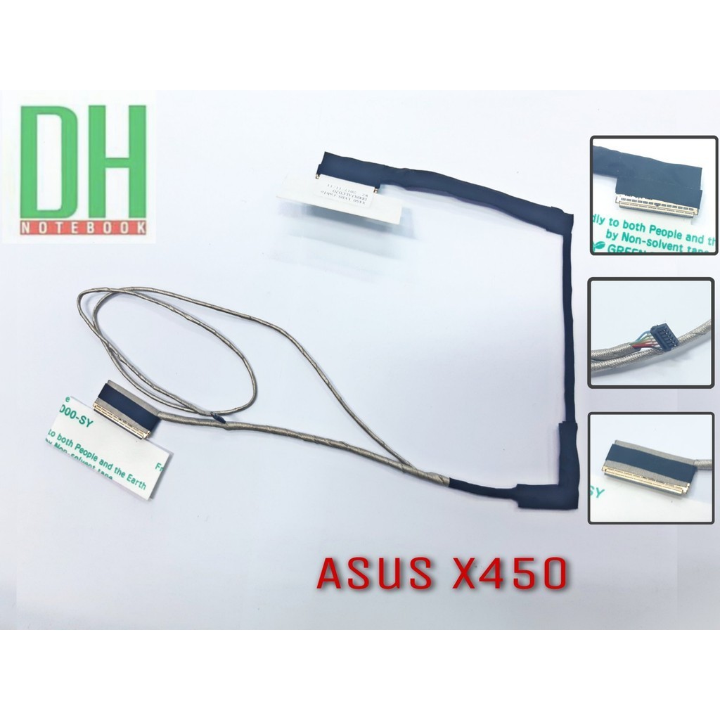 อะไหล่ สายแพรจอ โน๊ตบุ๊ค ASUS X450, K450C, X450, X450C, K450L, A450, K450, Y481C, F450 Video Cable