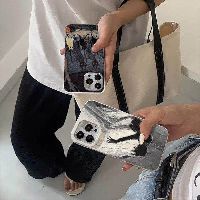 เคสโทรศัพท์ซิลิโคน TPU แบบนิ่ม กันกระแทก ป้องกันกล้อง สําหรับ IPhone 13 Pro Max 12 Pro Max11 7 Plus 14pro Max 15 Promax 8plus X Xr Xsmax - รูปที่ 2