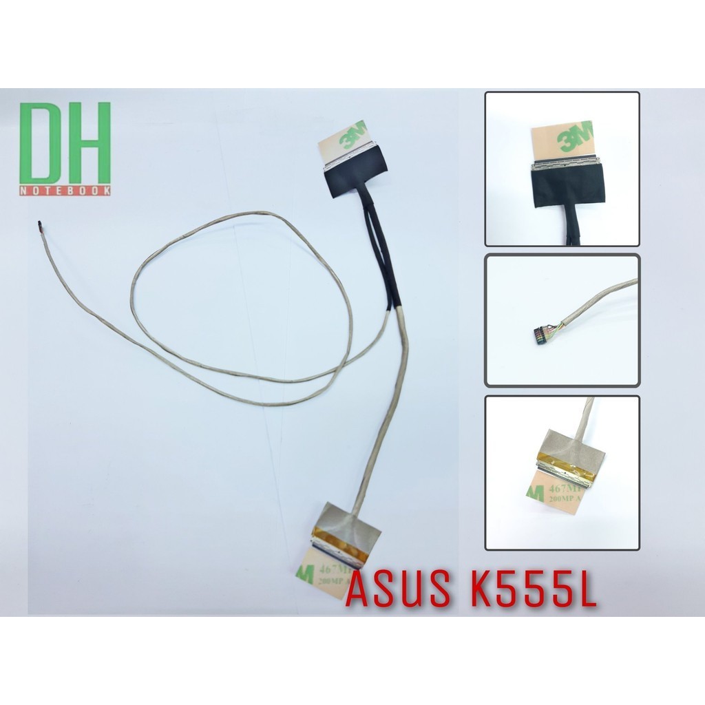 อะไหล่ สายแพรจอ โน๊ตบุ๊ค ASUS K555L X555Q Laptop Video Cable 30PIN