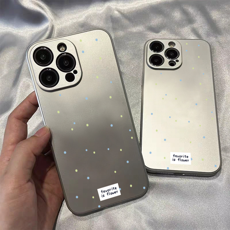 เคสไอโฟนสวยๆ For iPhone 14 11 13 12 Pro Max 14 7 8 Plus X XR XS MAX Fireworks เคส ป้องกันการตก โลหะชุบ เคสไอโฟน Case