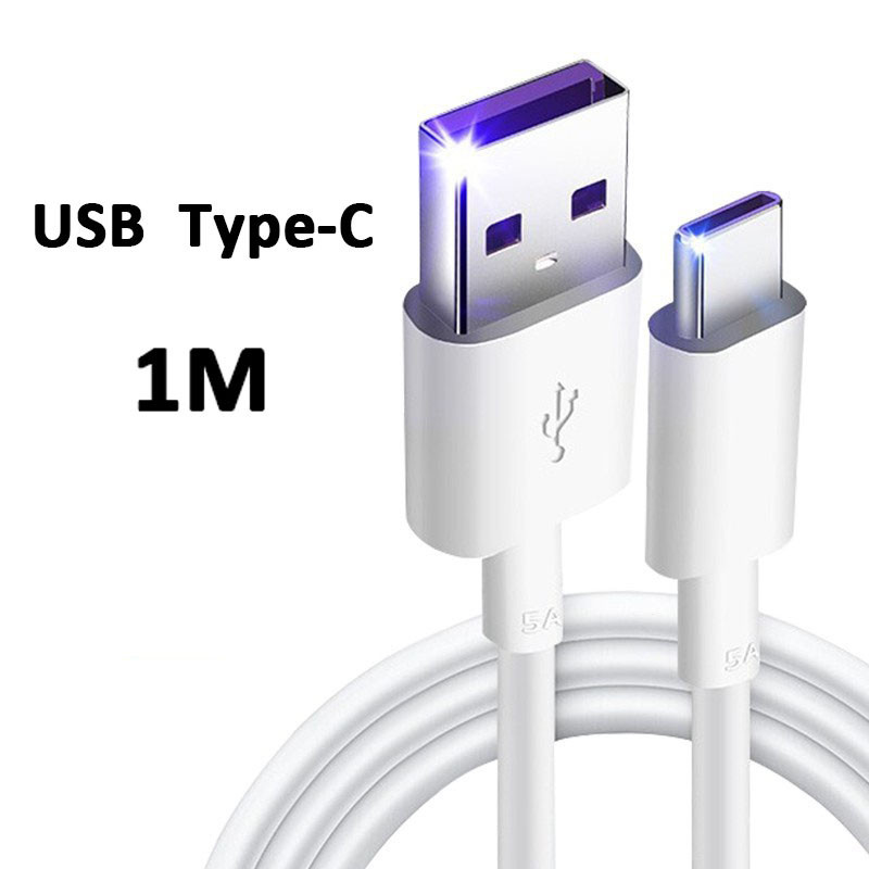 Super Fast Charging สายชาร์จ USB type C ยาว 1 เมตร Cable USB For Mirco For iPHONE 5A งานดี 043