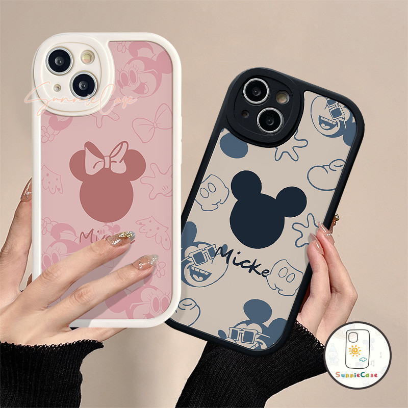 ดิสนีย์การ์ตูนดูเทอร์โมคู่มิตจิ ที่อยู่อาศัย เข้ากันได้ iPhone 7Plus 12 14 15 13 11 Pro Max XR XS Max X 8 14 15 7 Plus - รูปที่ 3