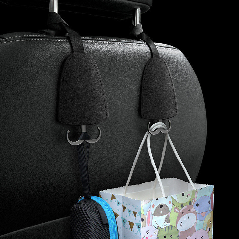 BYD ATTO Dolphin ตะขอเกี่ยวภายในรถ หนังนิ่ม ตะขอแขวนเบาะนั่ง ตะขอรถยนต์ ของตกแต่งรถยนต์ - รูปที่ 2