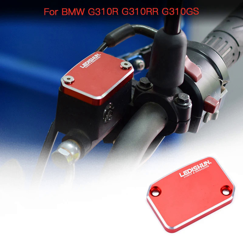 รถจักรยานยนต์เบรคหน้าคลัทช์กระบอกอ่างเก็บน้ําฝาครอบป้องกันหมวกใช้งานร่วมกับ BMW G310R G310RR G310GS 