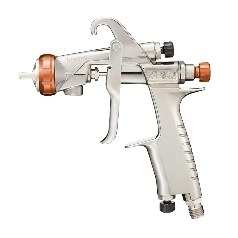 【🔴OSAKA JAPAN🔴】Anest Iwata KIWAMI Gun Series Gravity spray gun, 1.3mm dia. KIWAMI-1-13KP6 Silver