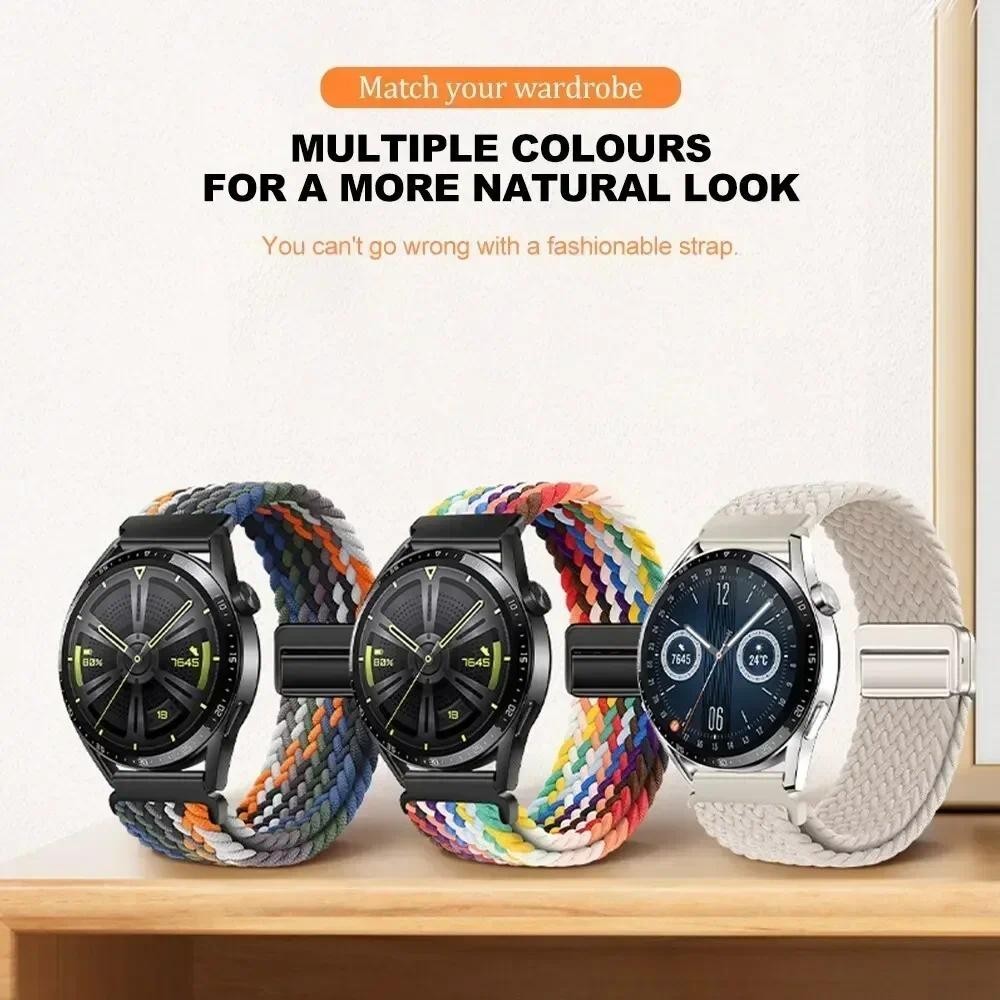 สายนาฬิกาข้อมือไนล่อน 20 มม. 22 มม. สําหรับ Samsung Galaxy watch 6 5 4 40 44 มม. Gear S3 Amazfit GTR ราคา ถูกที่สุด ดีลบีเคเค แกลเลอรีภาพที่ 7