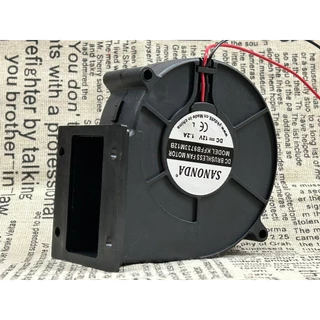 9733 12V 1.2A เตาย่างบาร์บีคิวพัดลมเทอร์โบประหยัดพลังงานเตาไม้ Blower KFFB9733M12B