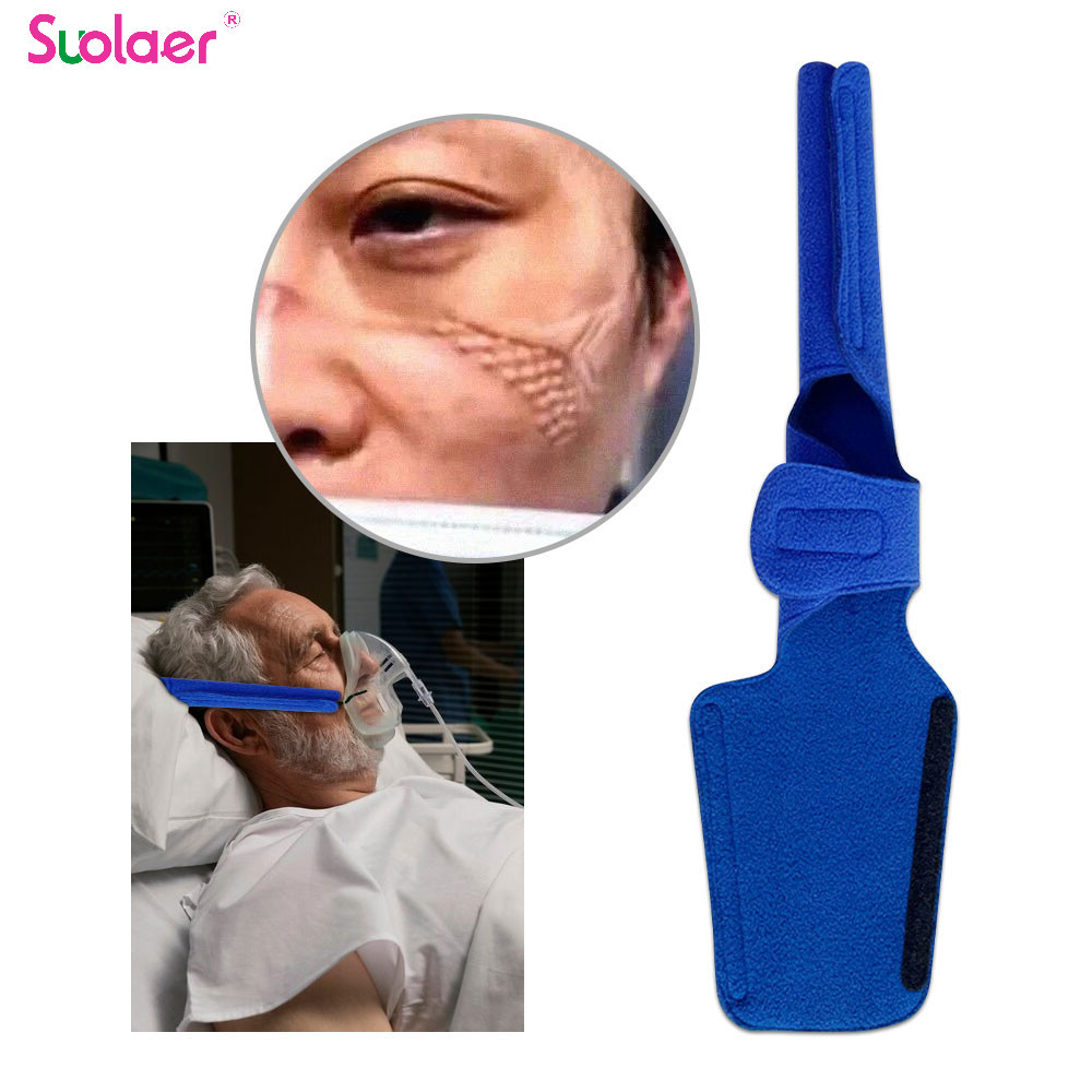 แผ่นรองคอ CPAP สําหรับสายรัดหมวก CPAP, แผ่นรองคอ CPAP ที่สะดวกสบาย, ที่คลุม CPAP , ผ้าฟลีซ CPAP หน้า