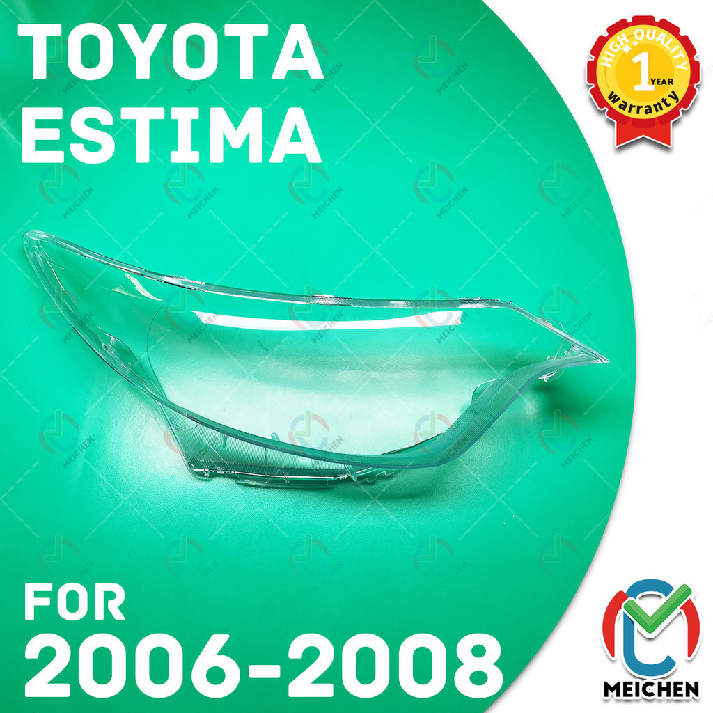 โตโยต้า Toyota Estima ACR50 (2006-2008) เลนส์ไฟหน้า ฝาครอบไฟหน้า ไฟหน้ารถยนต์ ไฟหน้าสําหรับ ฝาครอบไฟ