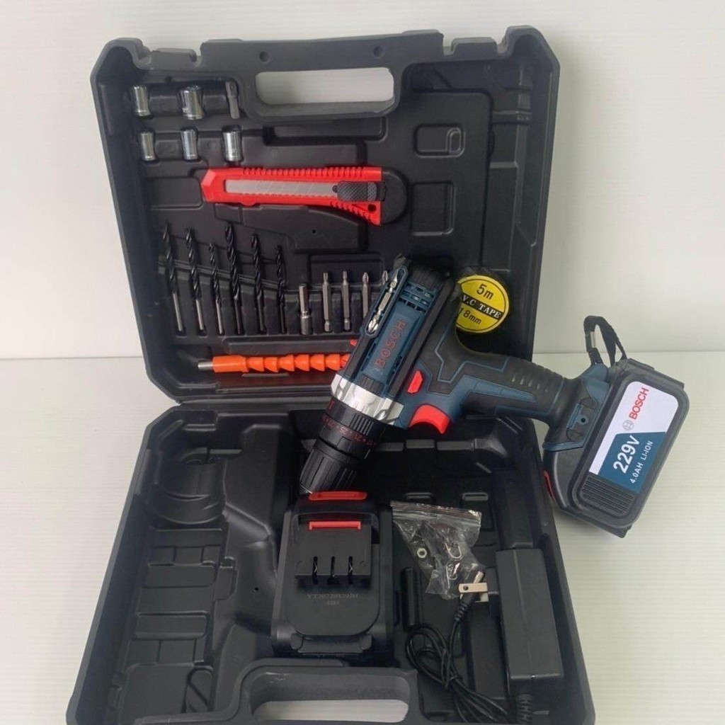 (ส่งจากไทย) koy สว่านไร้สายBOSCH แบตใหญ่ 229V 3 ระบบ TL51
