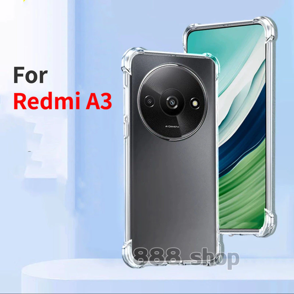 Redmi A3 เคสใส สำหรับ RedmiA3 Note13 4G 5G Pro รุ่นใหม่ล่าสุด เคสกันกระแทก Redmi ปี 2023 ใสกันกระแทกมุม Case 018