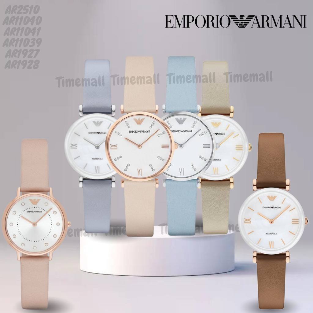 TIME MALL นาฬิกา Emporio Armani OWA347 นาฬิกาข้อมือผู้หญิง นาฬิกาผู้ชาย แบรนด์เนม Brand Armani Watch AR11041