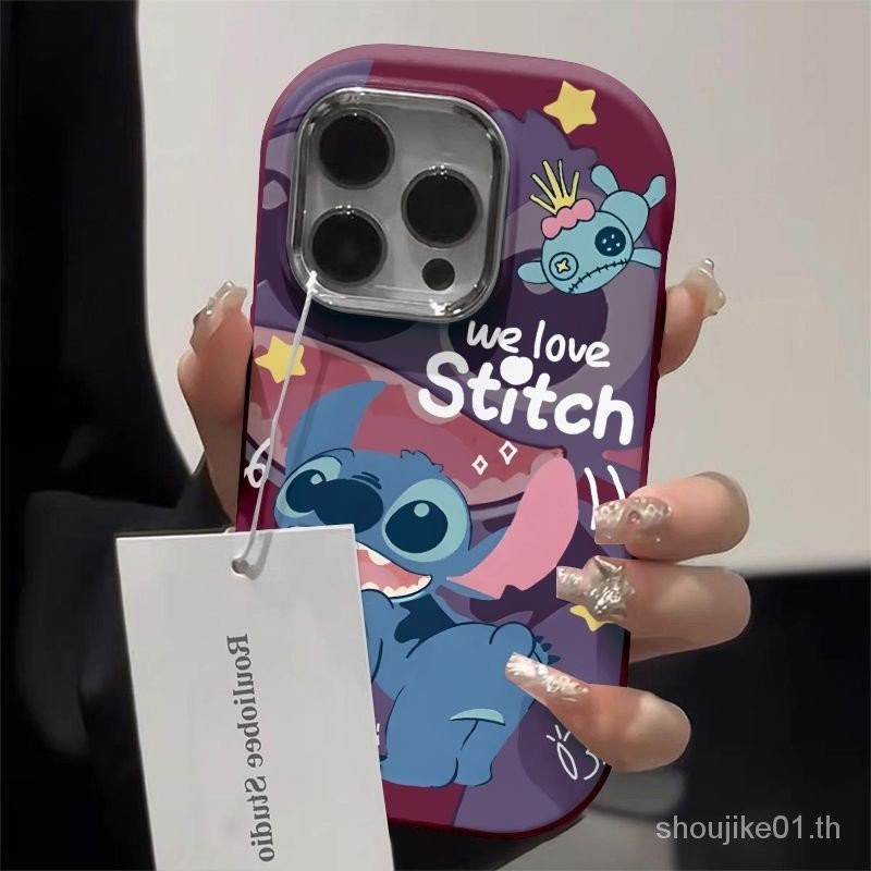 เคสมือถือ แบบนิ่ม ลายสติทช์ กันกระแทก สําหรับ Iphone 15 14 Pro Max 15 Pro Iphone XS 15 15 Pro Max 14 13 12 11