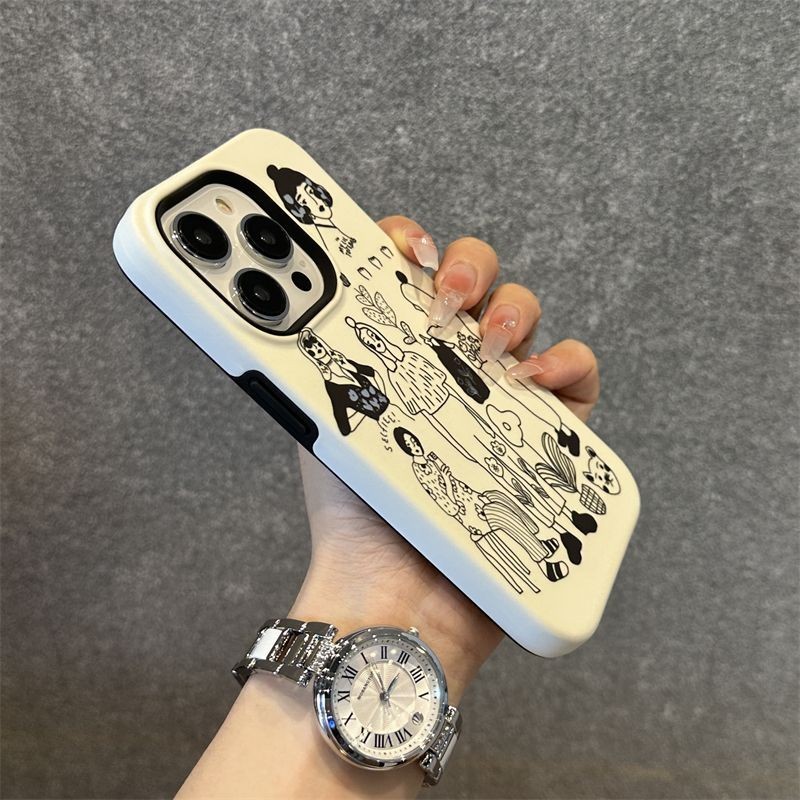 เคสโทรศัพท์ เหมาะสําหรับ iPhone15promax 12pro 14 13 12 11 15 14plus 7 8plus XR XS XSMAX Cool Line Gi