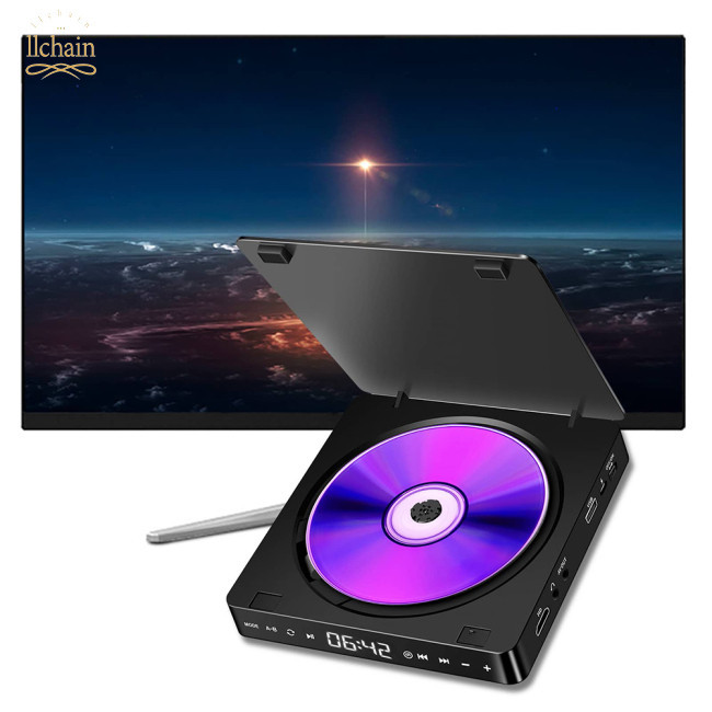 มีสินค้า!! เครื่องเล่นวิดีโอ DVD VCD Hd Hi-fi ลําโพงสเตอริโอ 1080P เครื่องเล่นซีดี ขนาดเล็ก แบบพกพา อเนกประสงค์